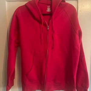 Hanes Red Zip up